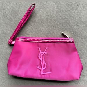 ❌SOLD❌ NWOT- YSL Cosmetic/Travel/Wristlet pouch bag - Hot pink